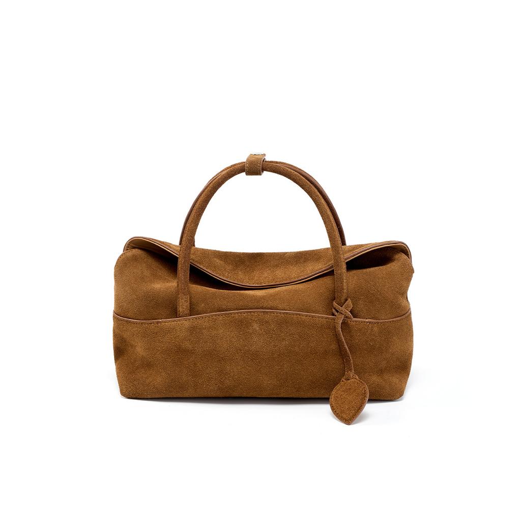 Autumn and winter matte suede pillow bag women's retro messenger bag commuter versatile underarm portable shoulder bag