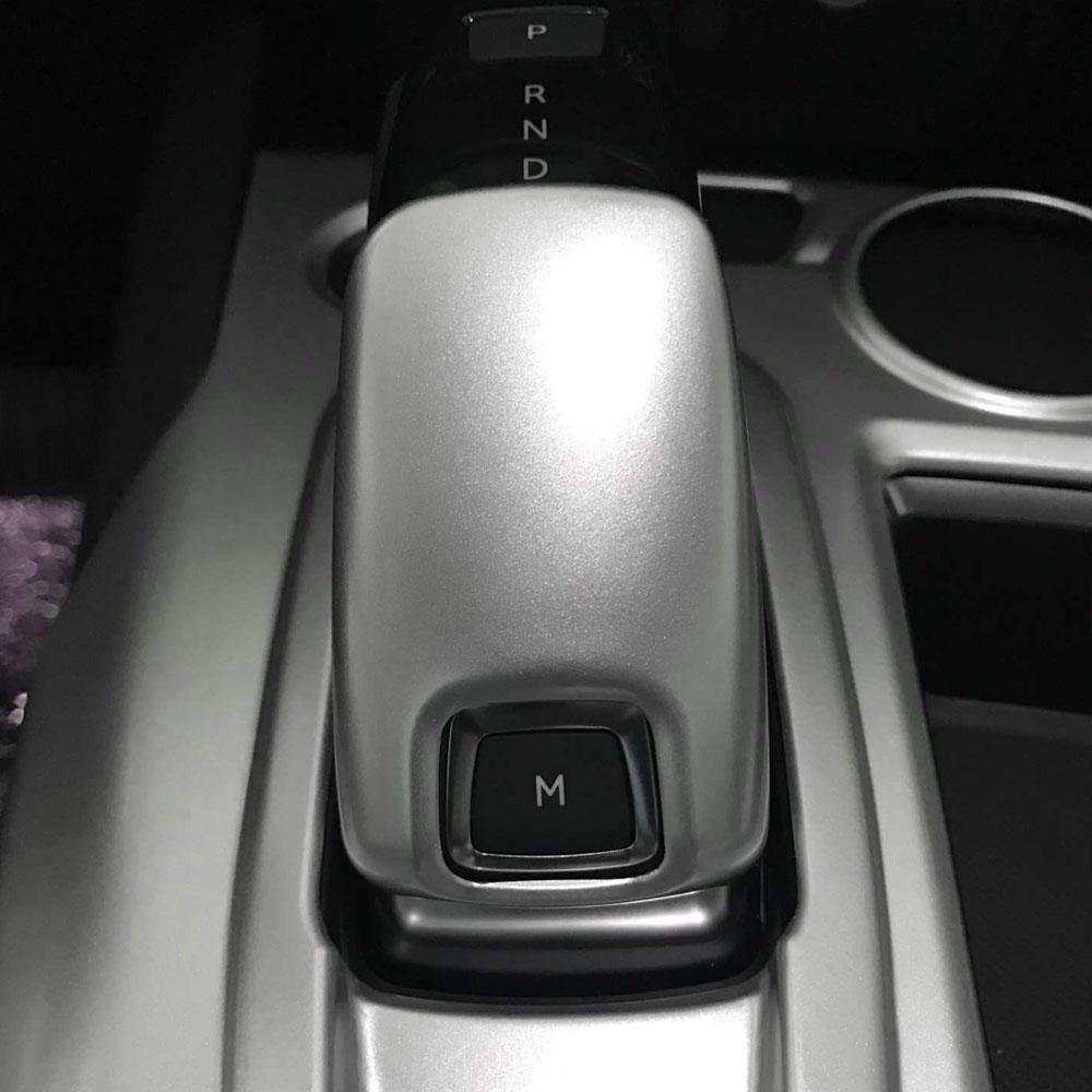 For Peugeot 2008 2019-2025 E2008 2020-2025 AT Gear Shift Knob Sticker Cover Gear Shifter Trim Protector Interior Accessories