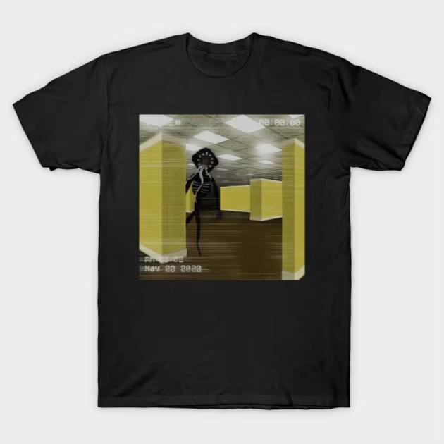 Horrorfilm Backrooms Möbel Ottounisex Empire Capn Clarks T-Shirt Baumwolle Grafik-T-Shirt Unisex Unisex Sommer Streetwear