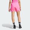 Adidas Z.N.E. Collection Logo Tape Elastic Waist Loose Casual Shorts Women Bottoms Pink IN5148