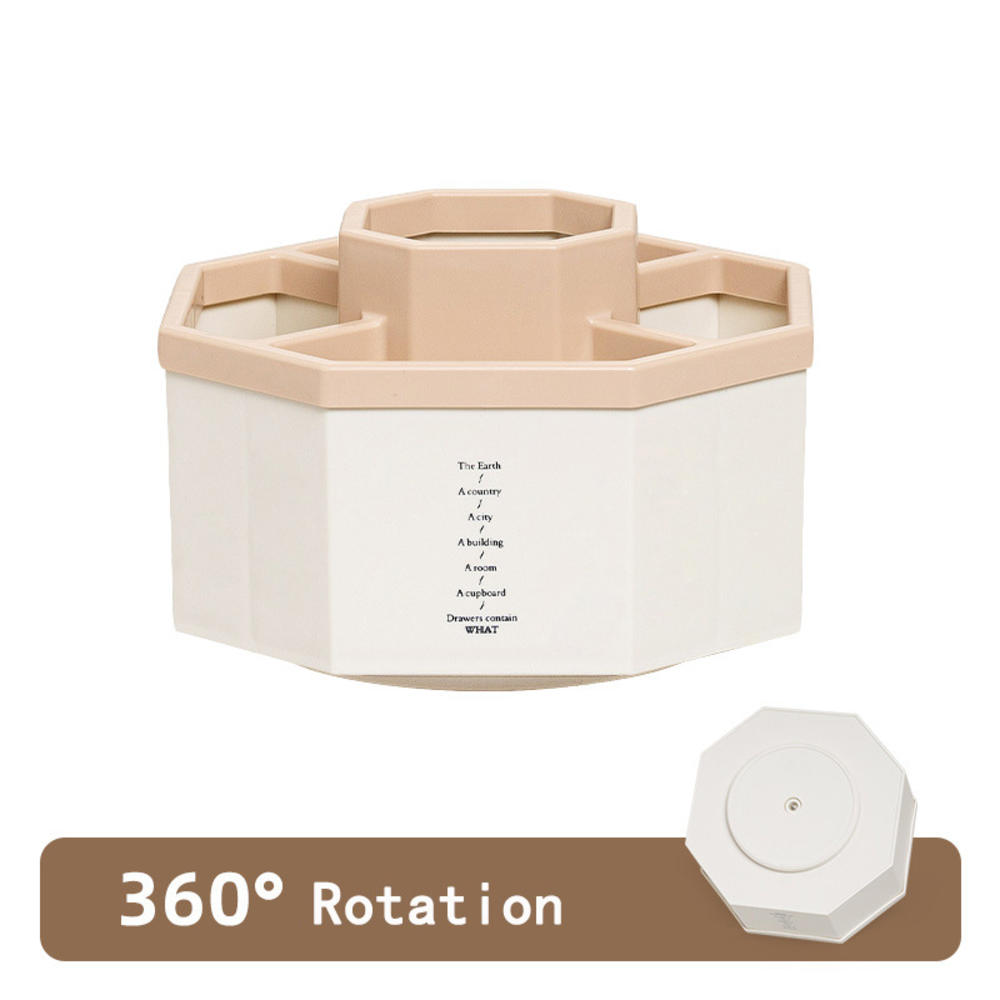 360 Grad drehbarer Stifthalter, großes Fassungsvermögen, Stifthalter, Kunststoff-Schreibtisch-Organizer, Make-up-Pinselhalter