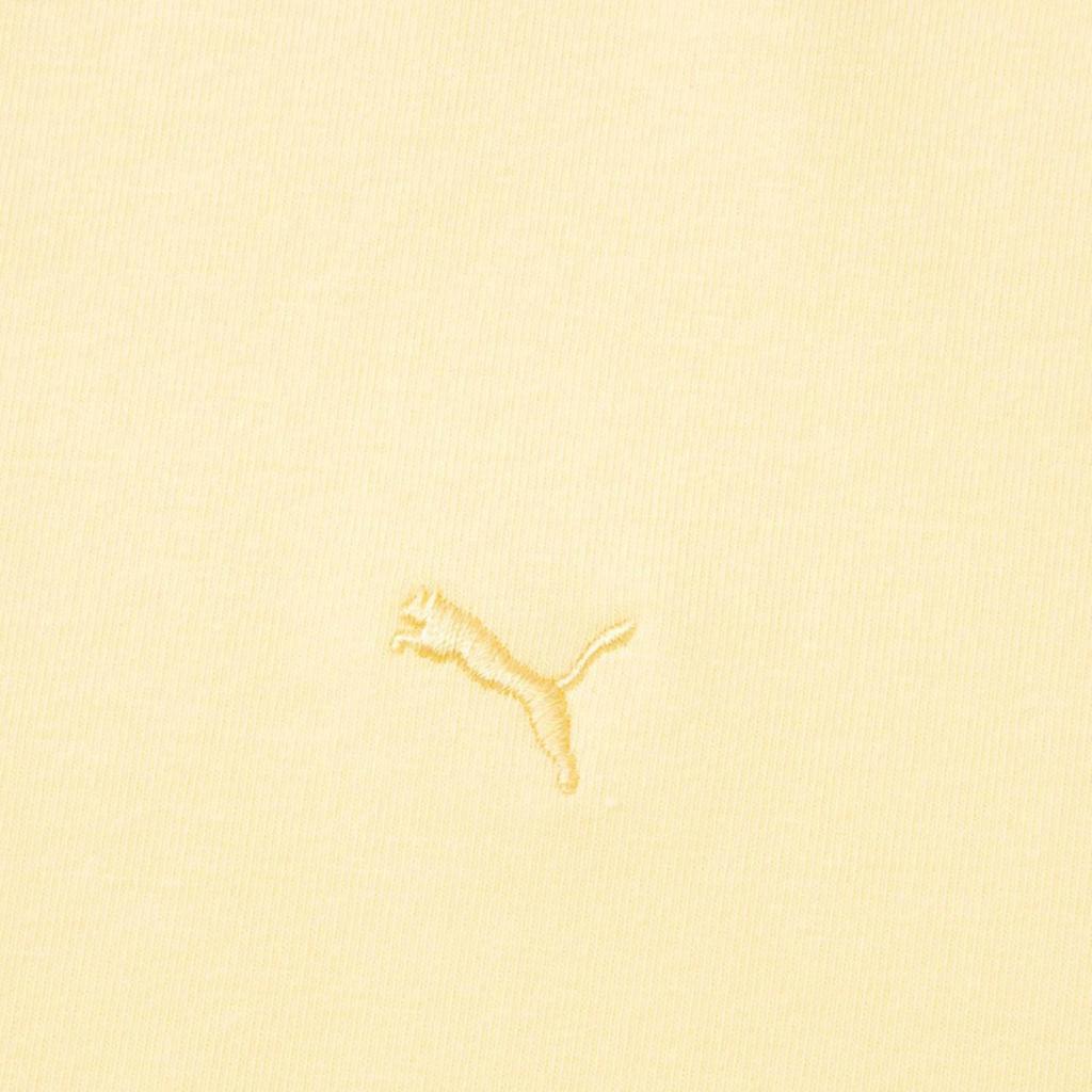 Puma Own The Spotlight Loose Breathable Pullover Round Neck Short Crop Dopamine Short Sleeve T-Shirt Women T-Shirts Yellow 628226-95