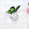 White Crystal Butterfly Ornament Cute Crystal  Crafts Creative Children's Toys  Souvenir