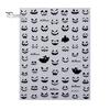 Easy Application Nail Wraps Halloween 3D Embossed Stickers, Skeleton Hand Pumpkin Spider Bat Fingertip Art Decals, Gothic Manicure Decoration