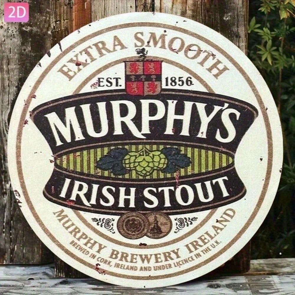 

Retro Metal Guinness Beer Sign 8x12 Inch Vintage Pub Man Cave Decor 20x20 різнокольоровий