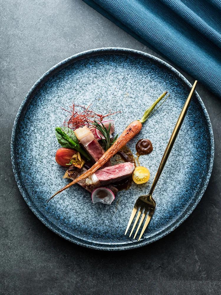 Japanese Steak Plate Western high-quality commercial household ceramic plate dinner set plates and dishes