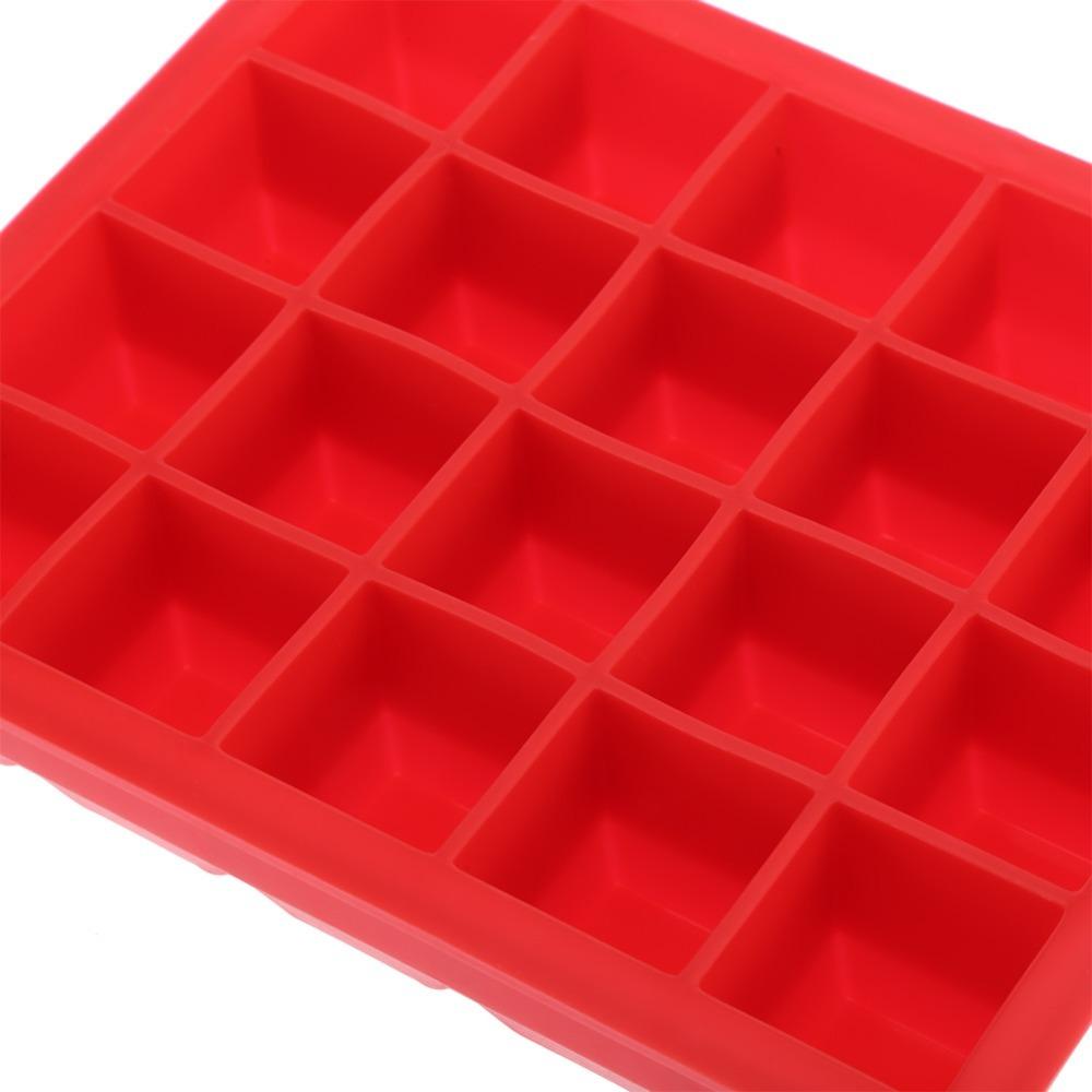 20 Grids Silicone Ice Cube Tray Easy Release Ice Cube Container Durable Ice Cube Mold  For Freezing