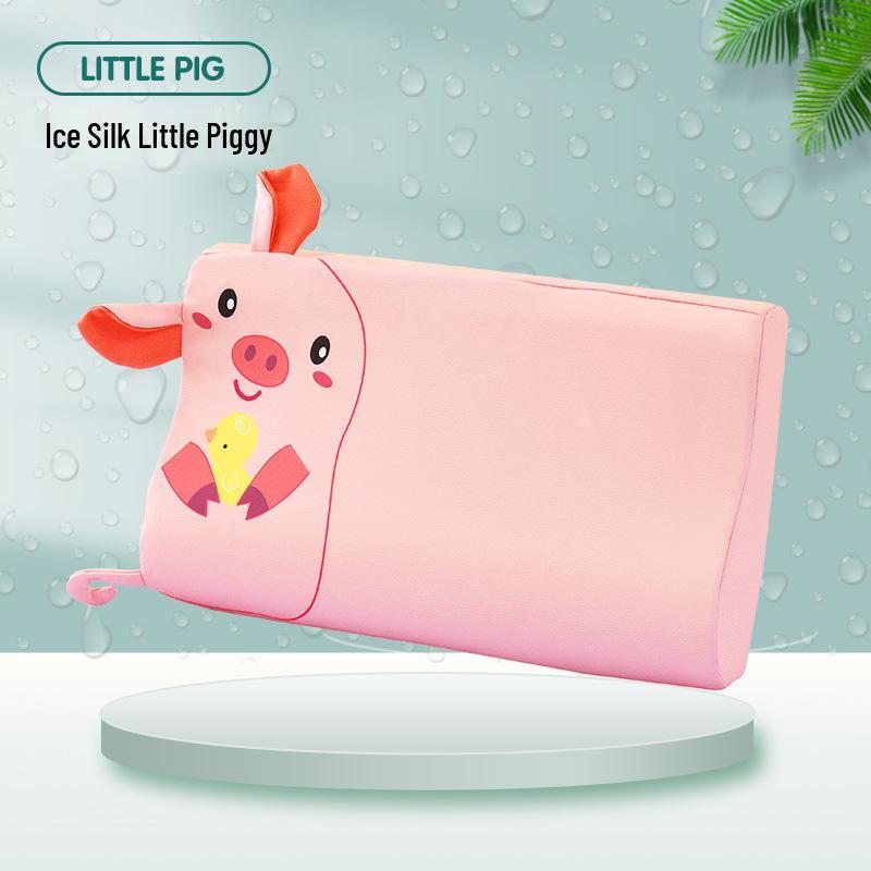 Niedliches Cartoon-Nackenkissen aus Memory-Schaum für druckfreien Schlaf mit Kissenbezug