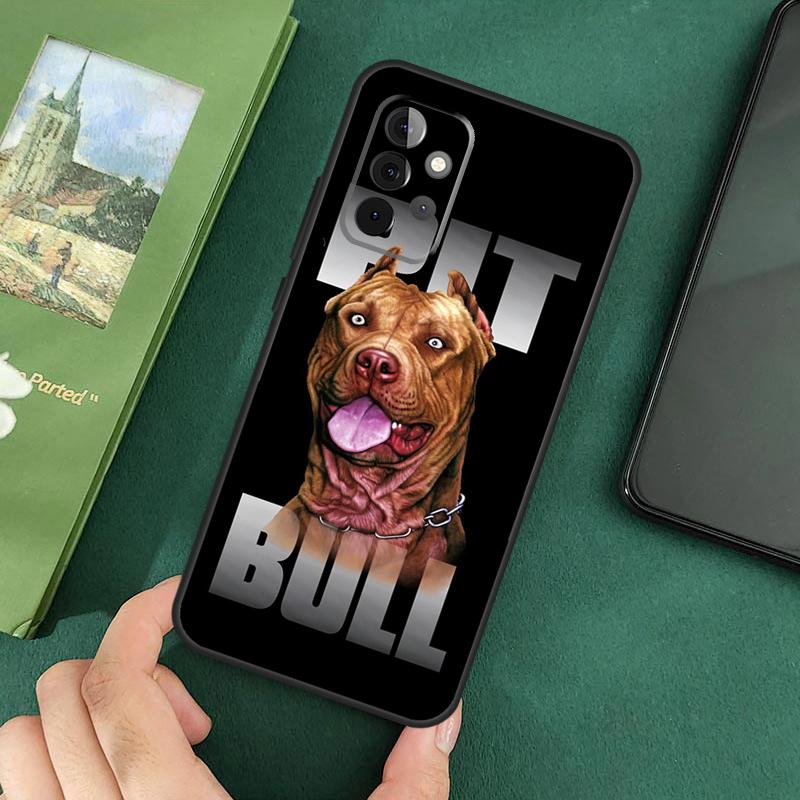Pit Bull Lovely Dog Pitbull Case For Samsung Galaxy A16 A05 A06 A55 A35 A15 A53 A33 A13 A22 A32 A52 A14 A34 A54 Cover