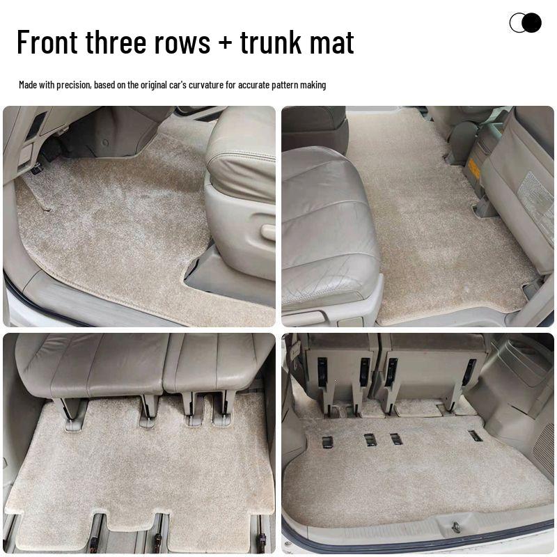 Toyota Previa Floor Mats: Imported Carpets for Second & Third Row, Custom Middle Row Interior Modification