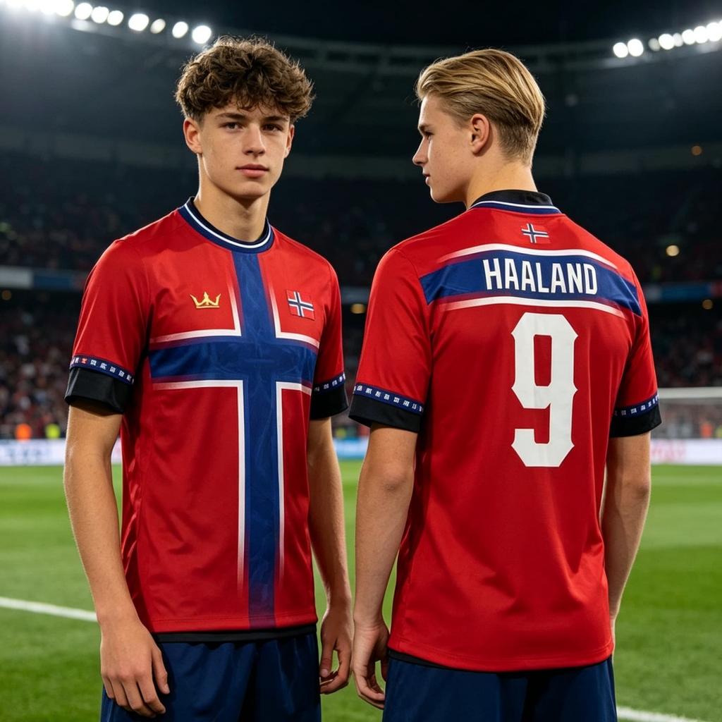 Norway Haaland #9 Soccer Football Top Men T Shirt Women Tee Boys Top Children Parent Child Quick Dry Short Sleeves Kids Tshirt