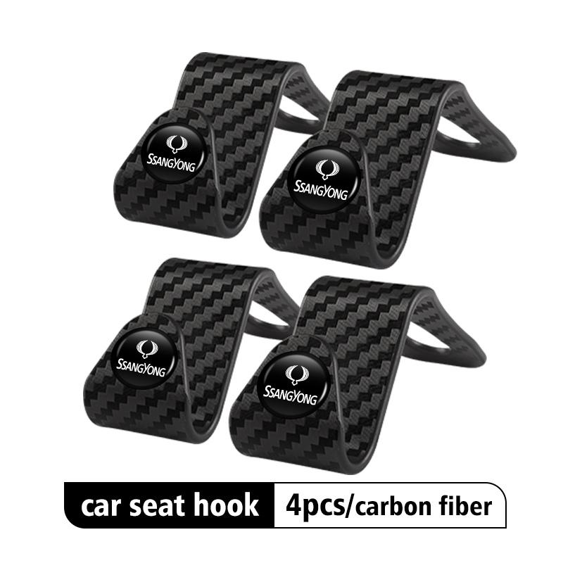 Car Seat Back Hook Storage Organizer Hanger Clip Auto Interior Accessories For SsangYong Rexton Kyron Torres 2024 2023 evx 2012