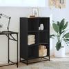 VidaXL Bookcase Black 65.5x33x107.5 Cm Engineered Wood, Bookcase, Room Divider, Divider, Cabinet of 849159