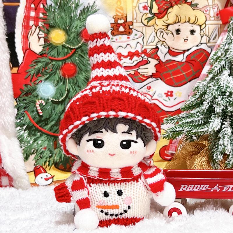 Labubu Christmas Outfits for 17cm Vinyl Dolls - First & Second Gen Accessories