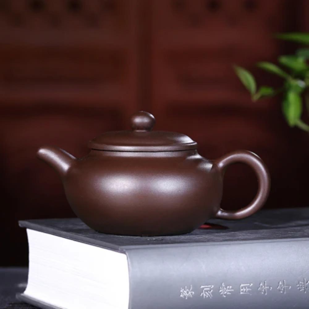 120ML China Yixing Teapot Zisha Xishi Tea Pot Handmade Kettle Purple Clay Suit Tieguanyin Puer Kettle Tea Table Decoration