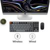 Keychron K8 Wireless Gaming Mechanical 87 US White LED Gateron G Pro Mechanical Wired and Bluetooth Compatible with Mac and Rollover G Pro Mechanical