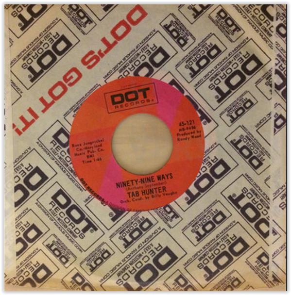 

7inch Record TAB HUNTER NinetyNine Ways 45121 Dot Records US Pop Used