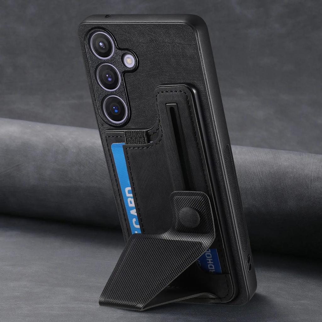 Wallet with Card Holder Phone Case for Samsung Galaxy S23 FE S24 S22 Ultra Plus M15 A15 A25 A35 A55 A05 A05S A14 PU Back Cover