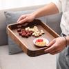 Cha Xun Solid Wood Black Walnut Rectangular Tea Tray