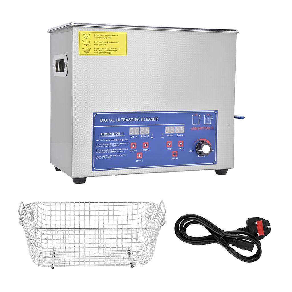 6L Digital Ultrasonic Cleaner Industria Power Temperature Adjustable Laboratory Cleaning Supplies 40