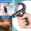 Grip Strength Trainer 5-60KG Resistance Adjustable Men Women Forearm Exerciser Hand Grip Power Strengthener Developer Fitness Equipment