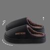 Waterproof cotton slippers for men anti slip for winter suitable for home use thick soled cotton slippers for women