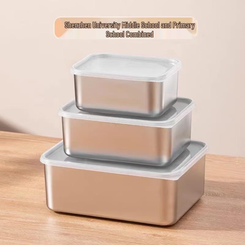 Japanese Style 316 Stainless Steel Food Storage Container Set
