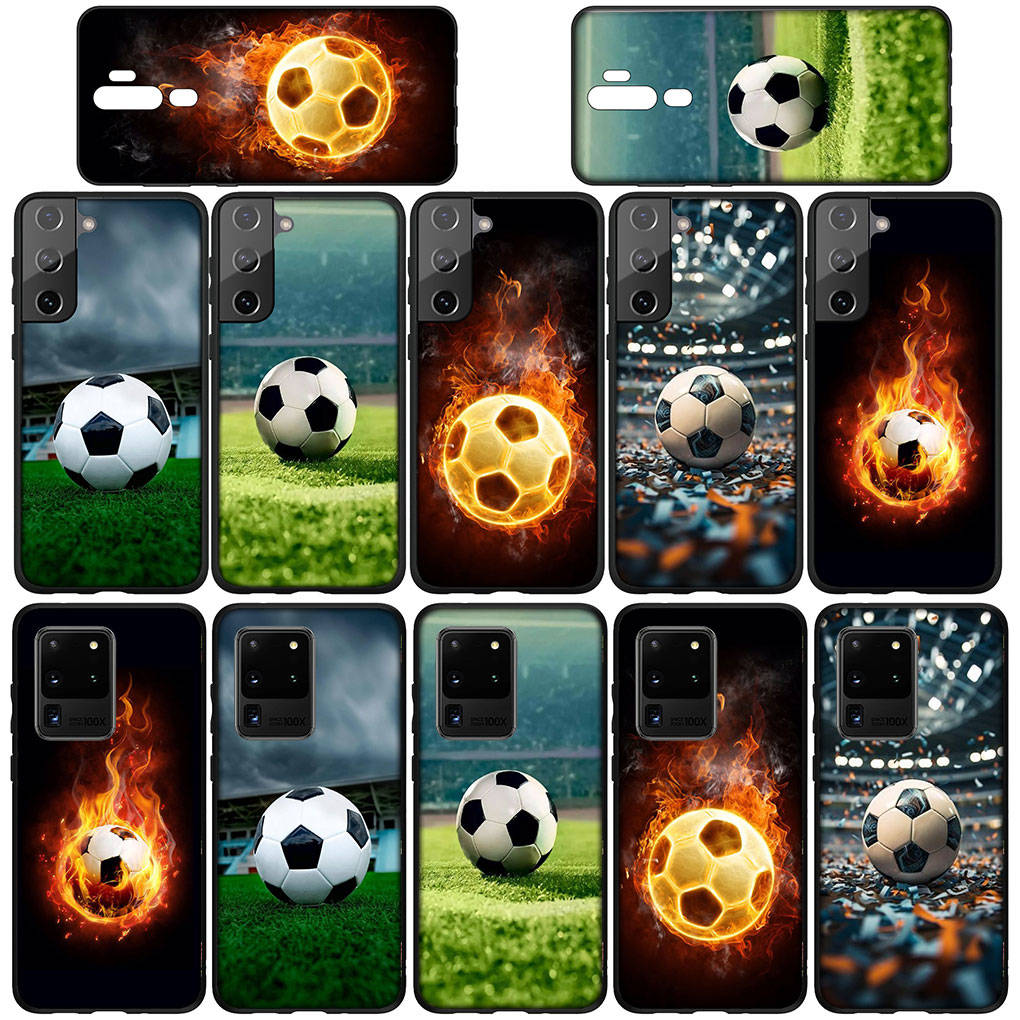 Für iPhone 16 15 Xiaomi Redmi Note 14 13 12 11 Pro Max X 8 16e Samsung Galaxy S25 S24 S23 Moto OPPO Huawei Cool Fußball Spiel Fußballspiel Handyhülle
