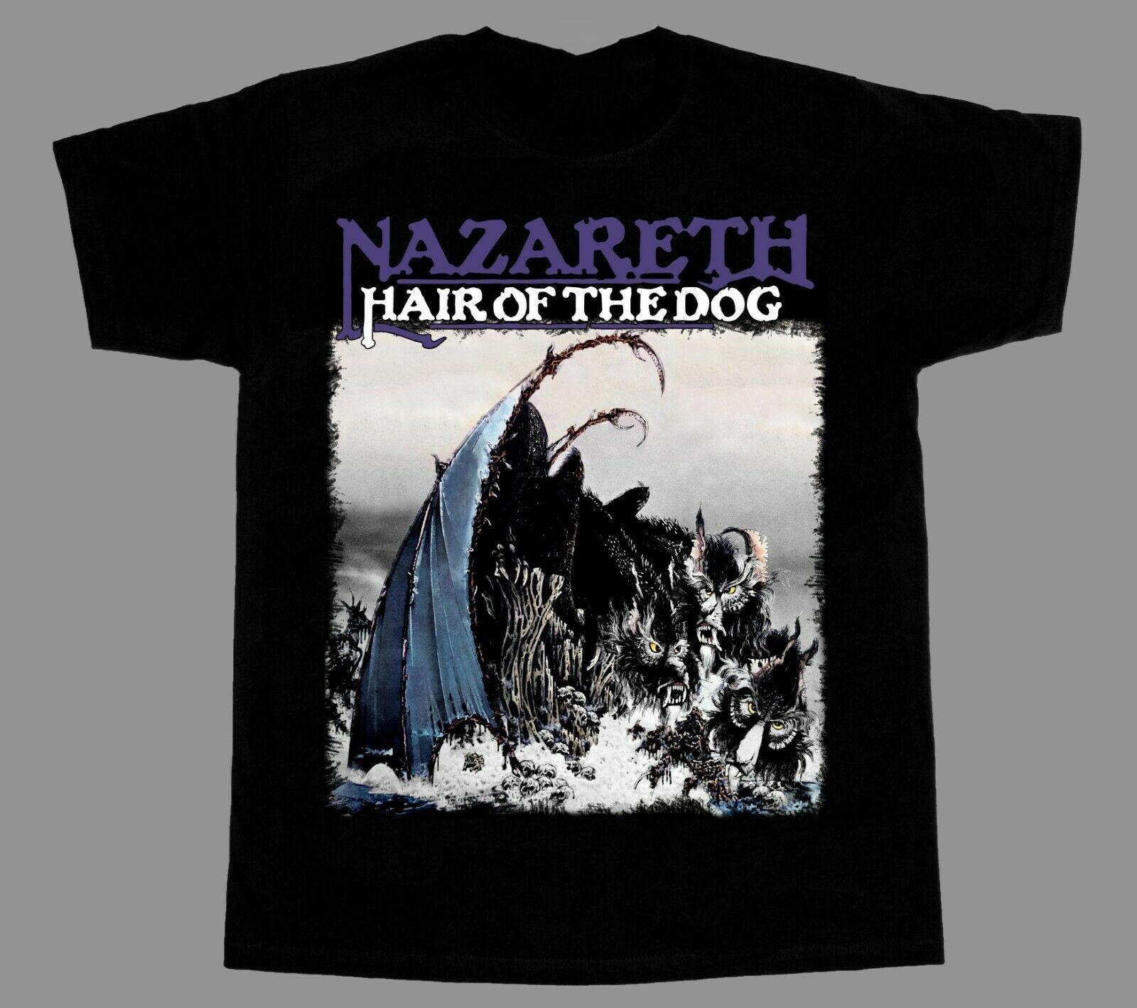 NAZARETH HAIR OF THE DOG 75 Unisex All T-shirt Gift For Fans XL