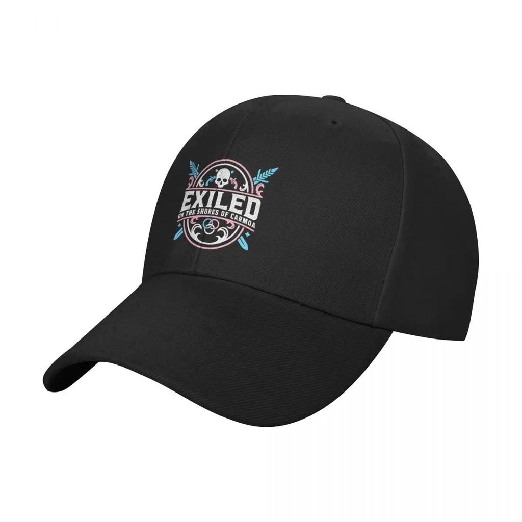 Exiled Logo- Trans Pride Baseball Cap Derby Hat Hat Unisex Luxury Birthday Sun Hat Designer Unisex Women's