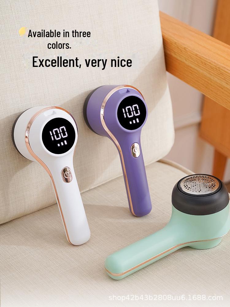 

Портативный аккумуляторный триммер для волос с цифровым дисплеем для домашнего использования Charging Model авокадо/зелёный