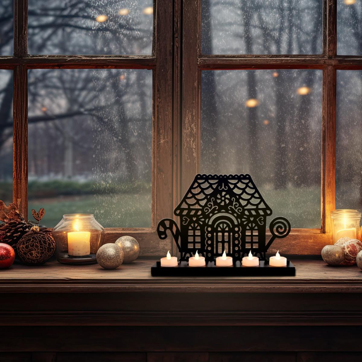 

Gothic Cast Iron Candle Holder Holiday Home Interior Decor