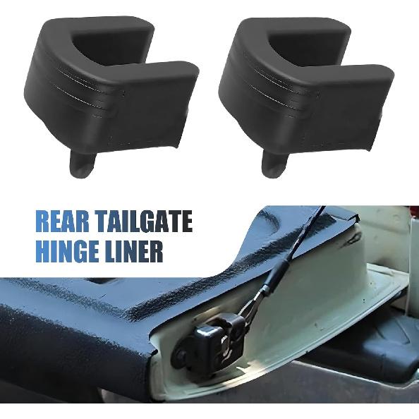 2 PCS Car Tailgate Hinge Bushings, Rear Right Side Tailgate Support & Noise Reduction Insert Bushing, Replacement OEM# 66143-04021, Compatible with