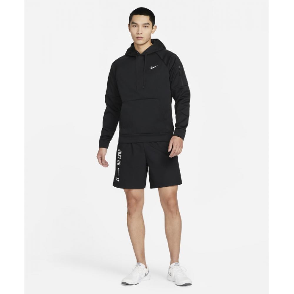 Nike TherMafit Pullover Fitness Hoodie M   Black White  Dq4835 010