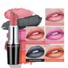 Batom em relevo Bold & Intense Glitter Batom metálico brilhante Perolado Lip Tint, Long Lasting Lip Senior Matte Lip Makeup Presentes para mulheres