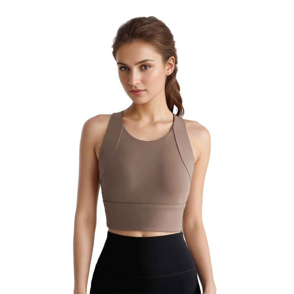 Women's High-Impact Shockproof Sports Bra for Dance & Yoga