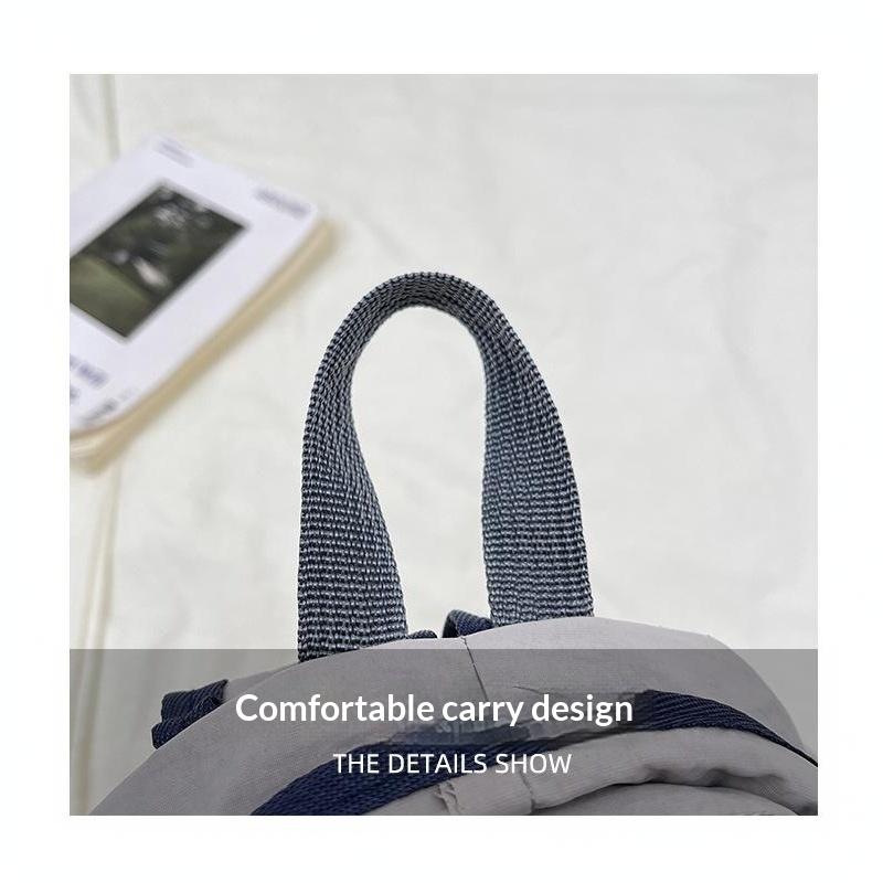 Fashion Lightweight Mini Backpack Portable Multifunctional Shoulder Bag Large Capacity School Bag Outdoor Use
