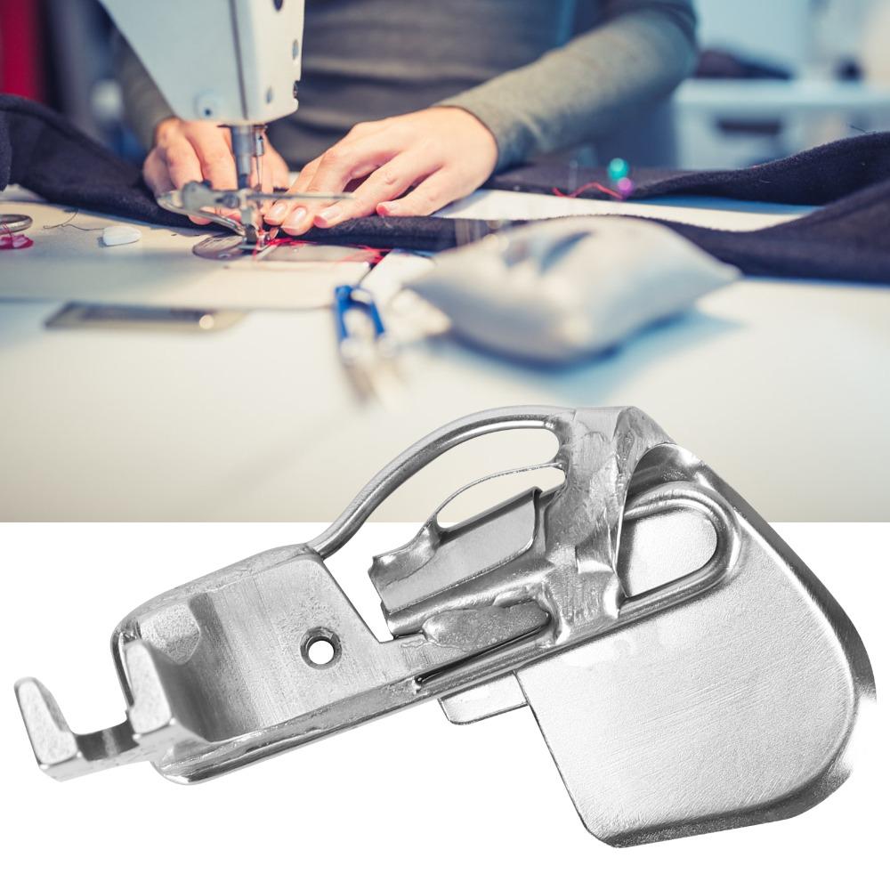 3-Folding Hemmer Presser Foot Spring Type High Precision Hemmer Foot Heavy Duty Steel Rolled Hemming Foot Industrial Sewing
