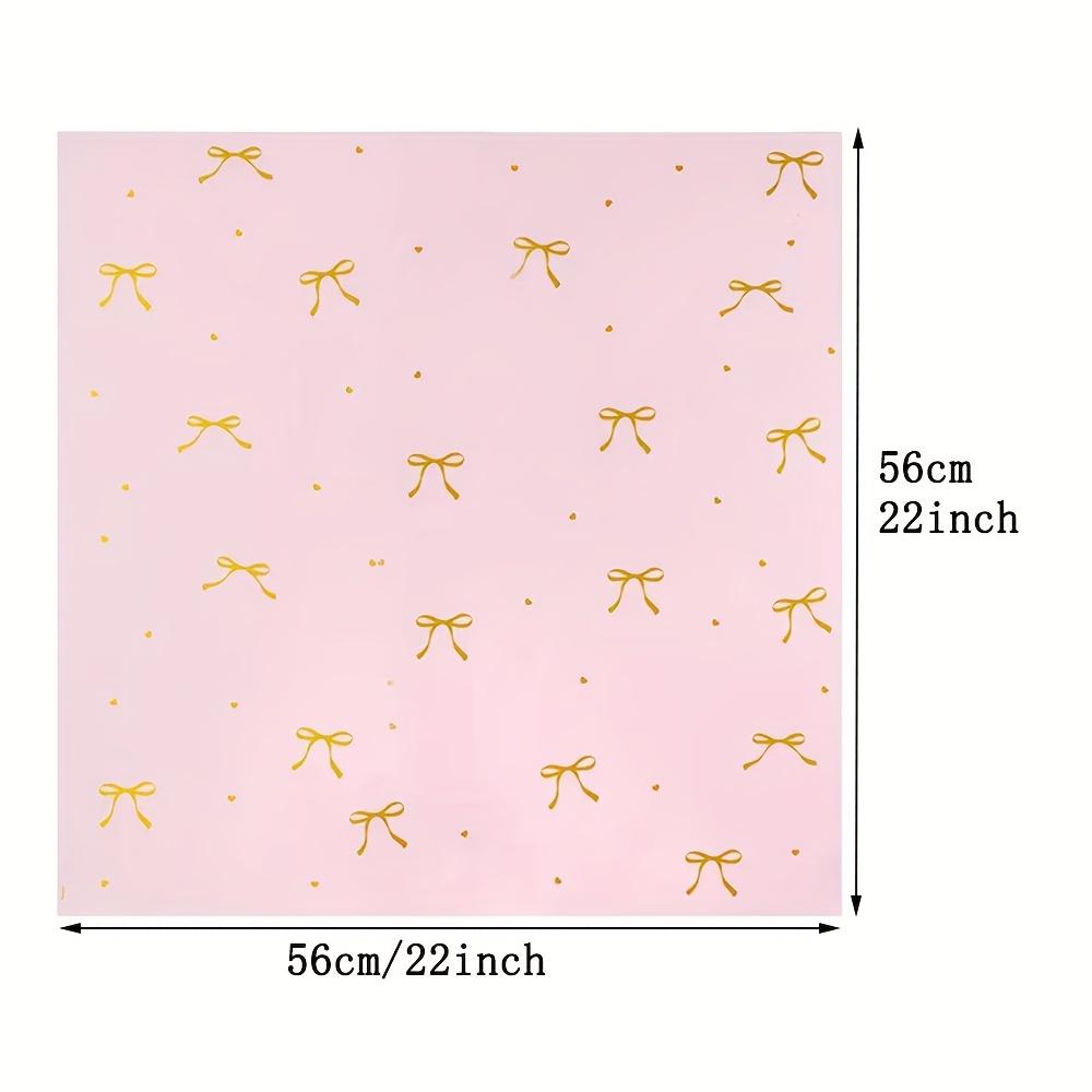 20 Sheets of Thick Gift Wrapping Paper with Golden Foil for Decorating Gifts