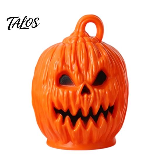 Halloween Craft Activity Supplies Pumpkin Lantern, Spooky Lighted Skeleton Statue, Resin Indoor Outdoor Festival Decor for Porch Table Window