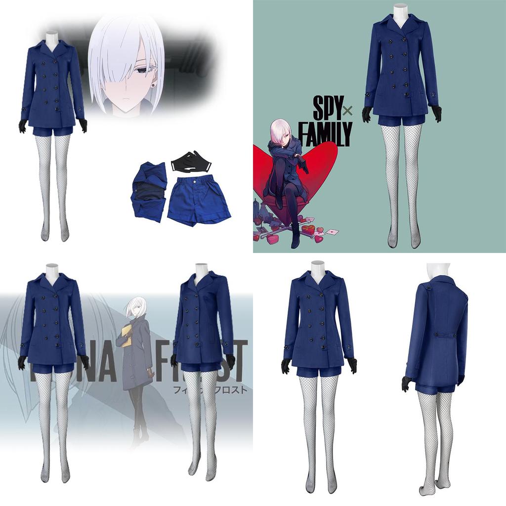 Adult Spy Role Play Fiona Frost Cosplay Outfit Versatile Polyester Blend