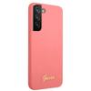 Etui Do Samsung Galaxy S22 Plus Guess Silicone Metal Logo Fuksja