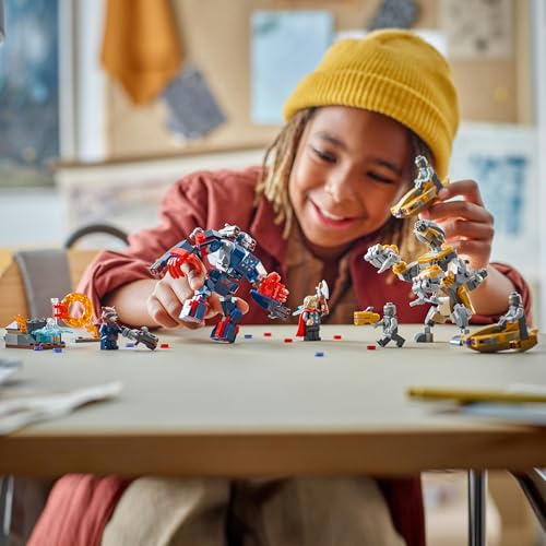 LEGO Marvel Avengers: Endgame Thor Vs. Chitauri Toy, Birthday Gift, Building Blocks, Boys and Girls, Ages 8, 9, and 10, Elementary School Students, Ma