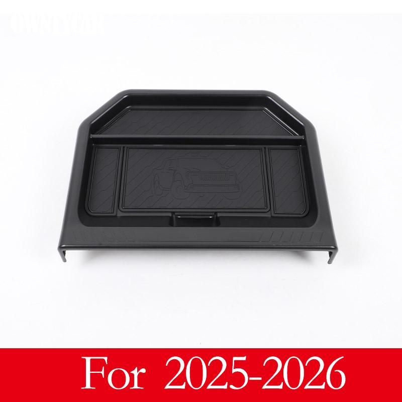 For Ford Maverick 2026-2026 ABS Black Car Central Control Dashboard Storage Box Storage Box Tray Interior Car Accessories