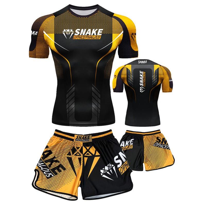 Men Quick Dry Breathable Cycling Jersey Set Short Sleeve Training Suit Gym Workout Riding