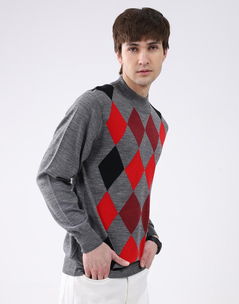Monte Carlo Men's Mock Neck Full Sleeve Pullover