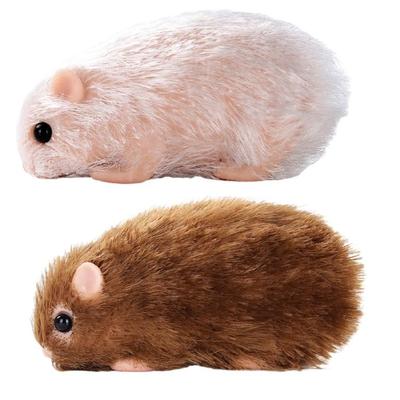 Realistic Animal Doll Pet Raise Toy Office Display Model Toy Hamster Kids Gift