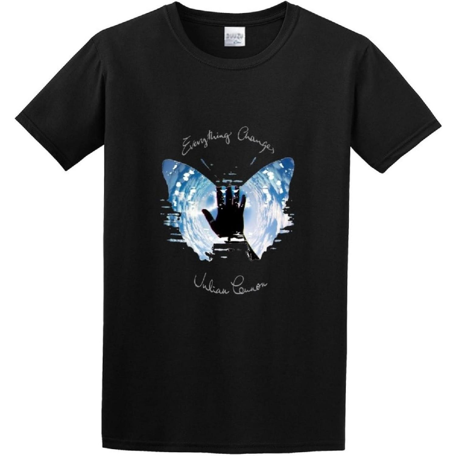 Man s T-Shirt Julian Lennon Everything Changes S-3XL Black XS S