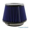 Universal High Flow Cone Air Filter Red Blue 115mm 4.5inch Washable Reusable Cold Air Intake Filter for Car Engine Air Inlet