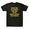 Big No No Circle Boo Stress Small Good Checks Unisex One Gift Sex T-Shirt Funny Ex